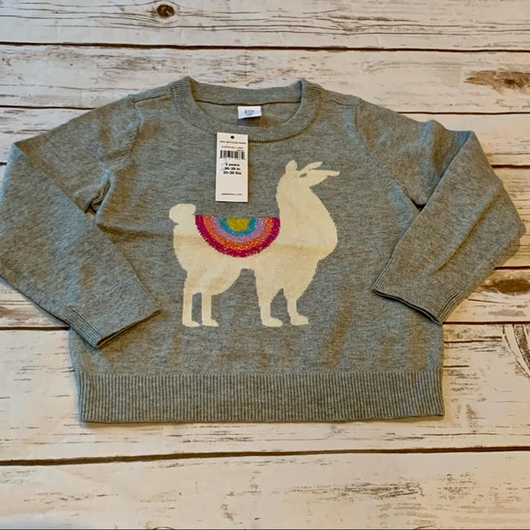 baby llama sweater